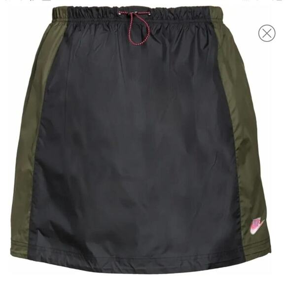 Nike Icon Clash Woven Skirt 2X Black and Green athletic Tennis Utility Plus Size - Picture 11 of 14